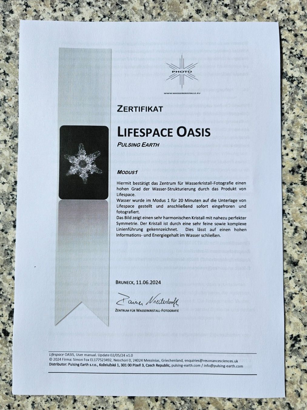 Attrezzature mediche: Lifespace OASIS Wasserenergetisierung – Nuovo (secondo la descrizione) da Münchenbuchsee venduto da pisa87 6