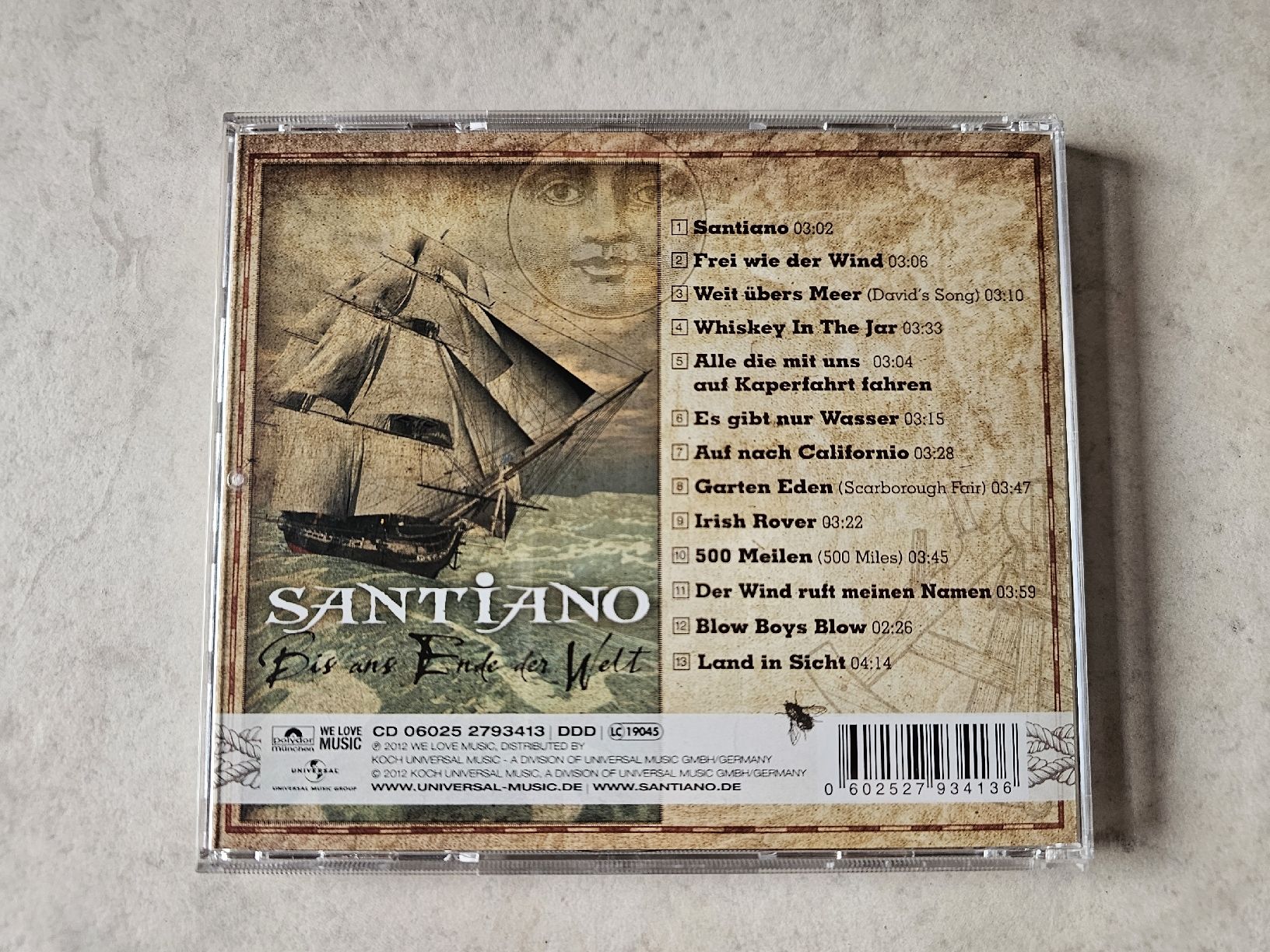 CD: Santiano  -  Bis ans Ende der Welt – Usato da Schneisingen venduto da backstore24 1
