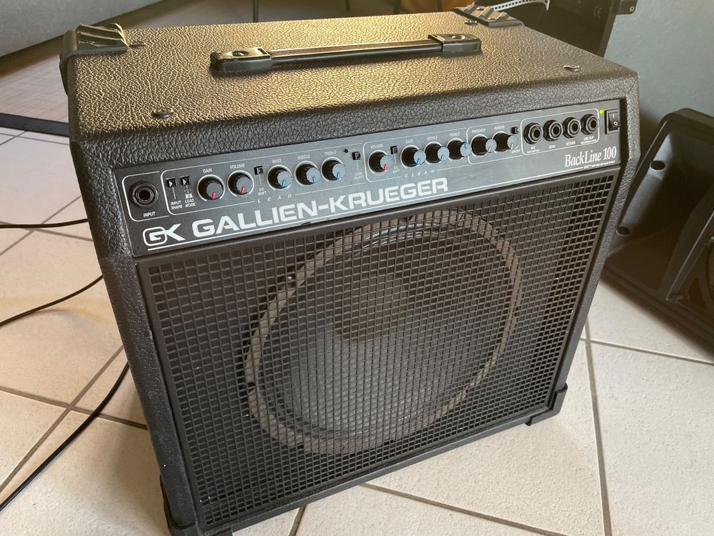 Copertura In Vinile Nero Per Gallien Krueger Backline 210 | Custodia Per Amplificatore Basso/chitarra, USA