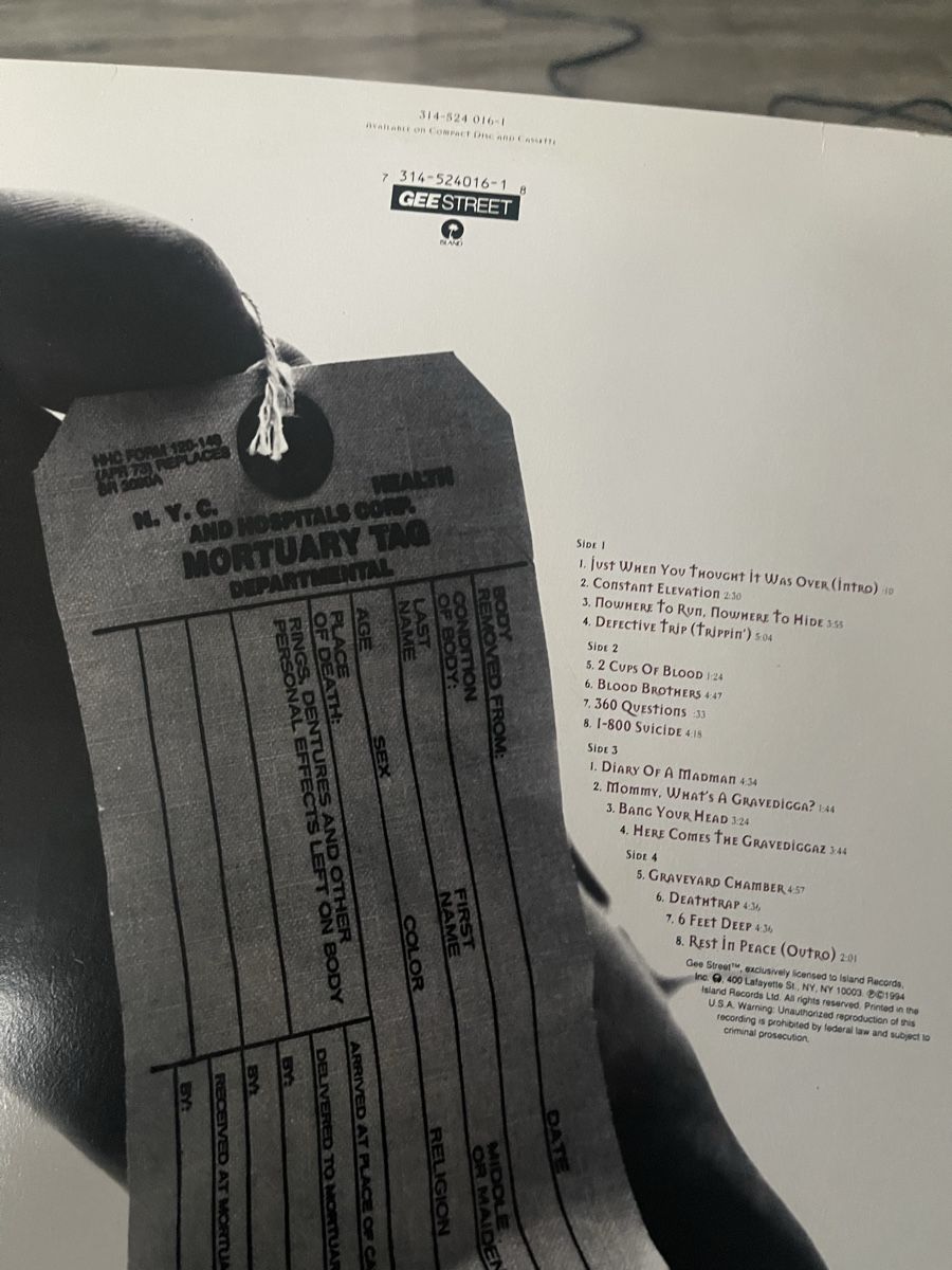 Dischi in vinile: Gravediggaz / 6 feet Deep – Nuovo (secondo la descrizione) da Dagmersellen venduto da stonefinger 1