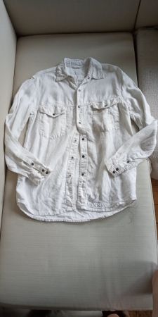 Langarm Herren Hemd aus Hanf XL