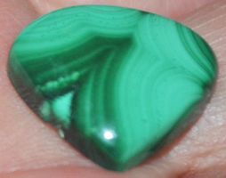 Cabochon L-613 – Malachit - 16x15,5mm