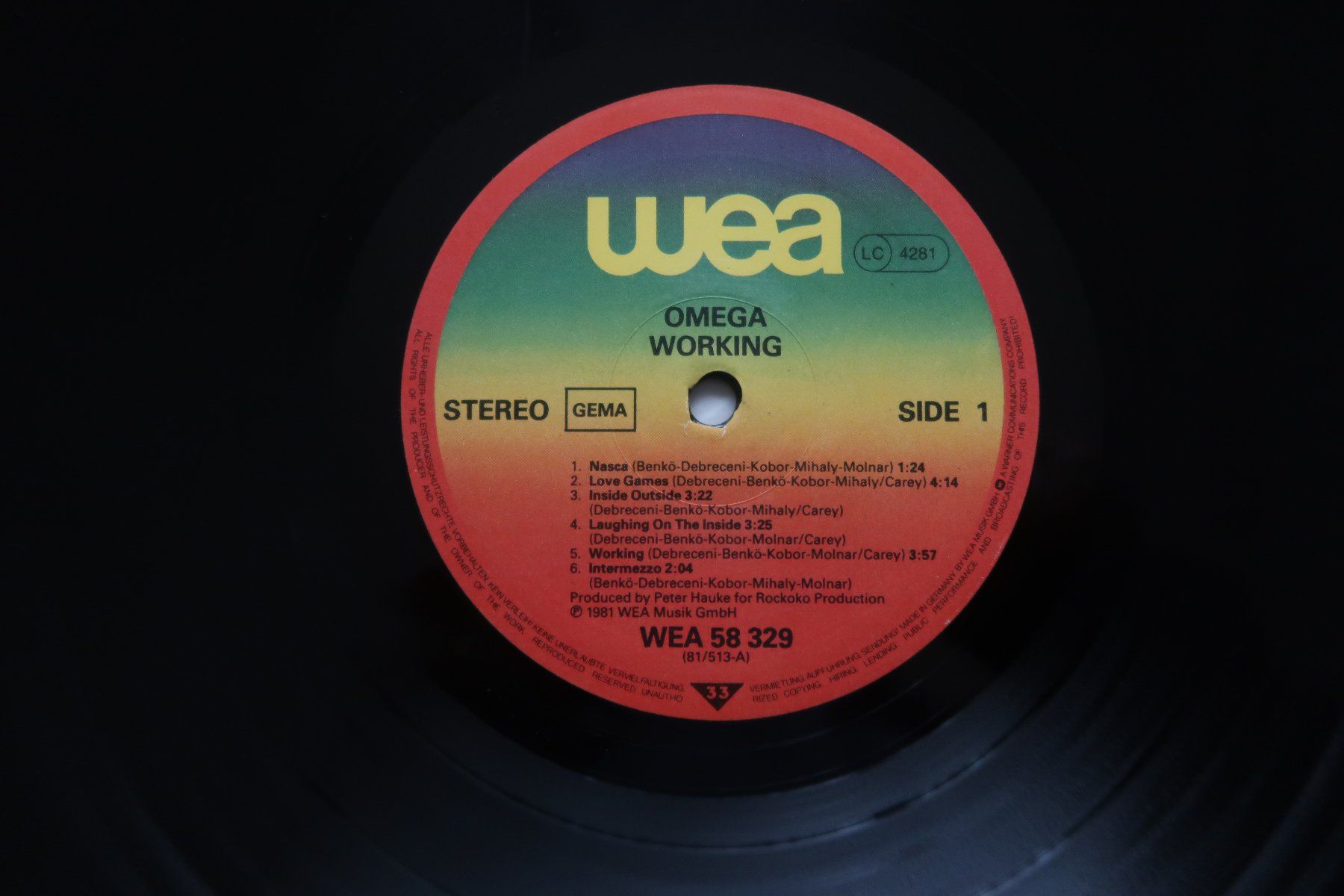 Dischi in vinile: OMEGA - WORKING - VINYL LP – Usato da Basel venduto da Patiscat 2