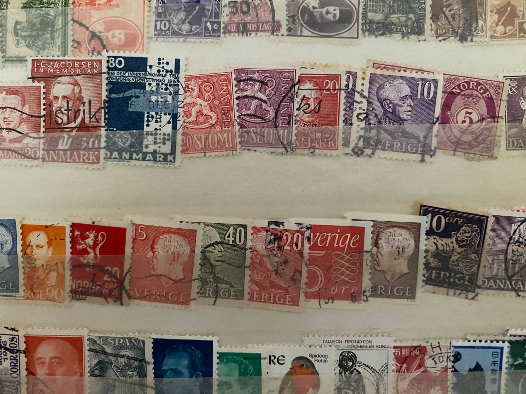 Alle Briefmarken: Briefmarken Sammlung  Welt 80 stuck – Gebraucht aus matten b. interlaken von jfran17 6