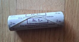 Originalrolle 2 Rappen Schweiz  Total Fr. 1