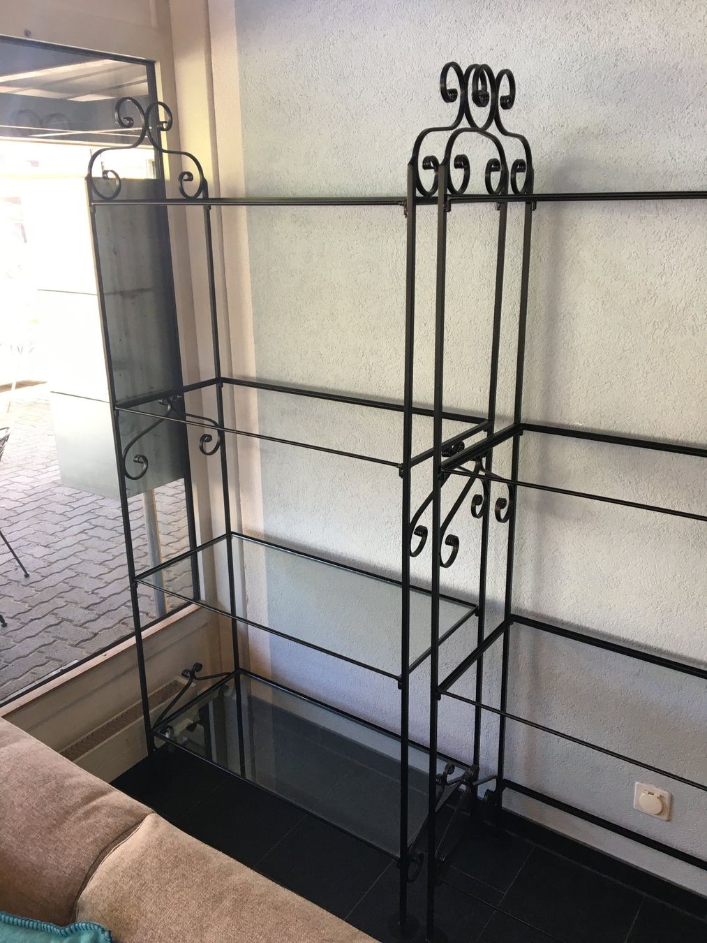 Scaffali: Metallgestelle mit Glas – Usato da Heimberg venduto da ama_75w2