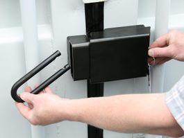 ABUS Containerschloss 37/55HB100 + ConHasp Granit 215/100 -