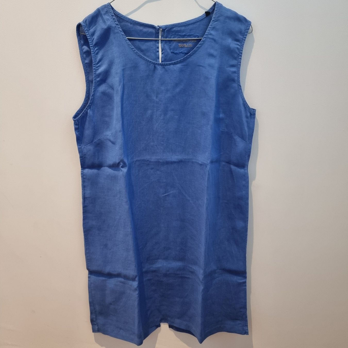 Vestiti: Sommer kleid 100% Leinen blau Grösse M – Nuovo (secondo la descrizione) da Gammen venduto da home_brocki