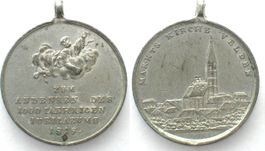 MARKTS KIRCHE VELDEN 1000 J. Zinnmedaille 1819 m Kupferstift