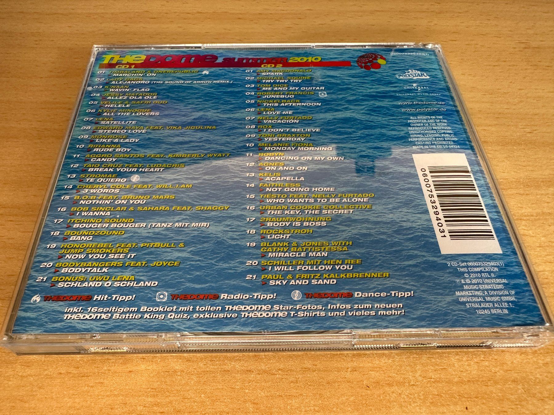 CD: Various – The Dome Summer 2010 - 2 CD – Usato da Rikon im Tösstal venduto da Alpenmutz 1