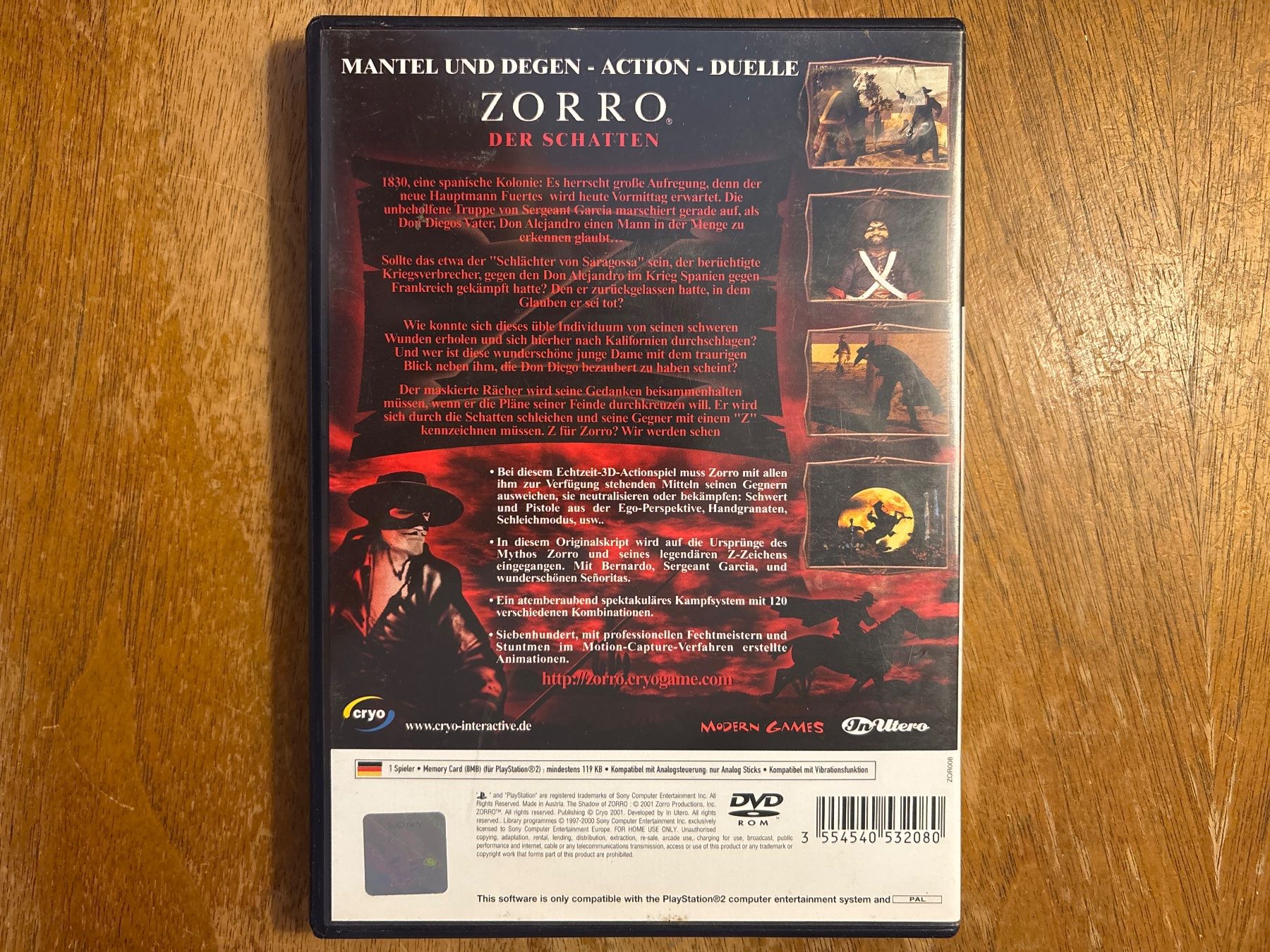 Sony Spiele: ZORRO DER SCHATTEN - Sony Playstation 2, PS2 – Gebraucht aus Zürich von hiddentreasures_zh 1