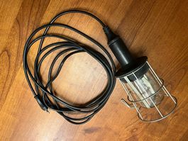 VINTAGE ARBEITSLAMPE / KELLERLAMPE,  Top Zustand!