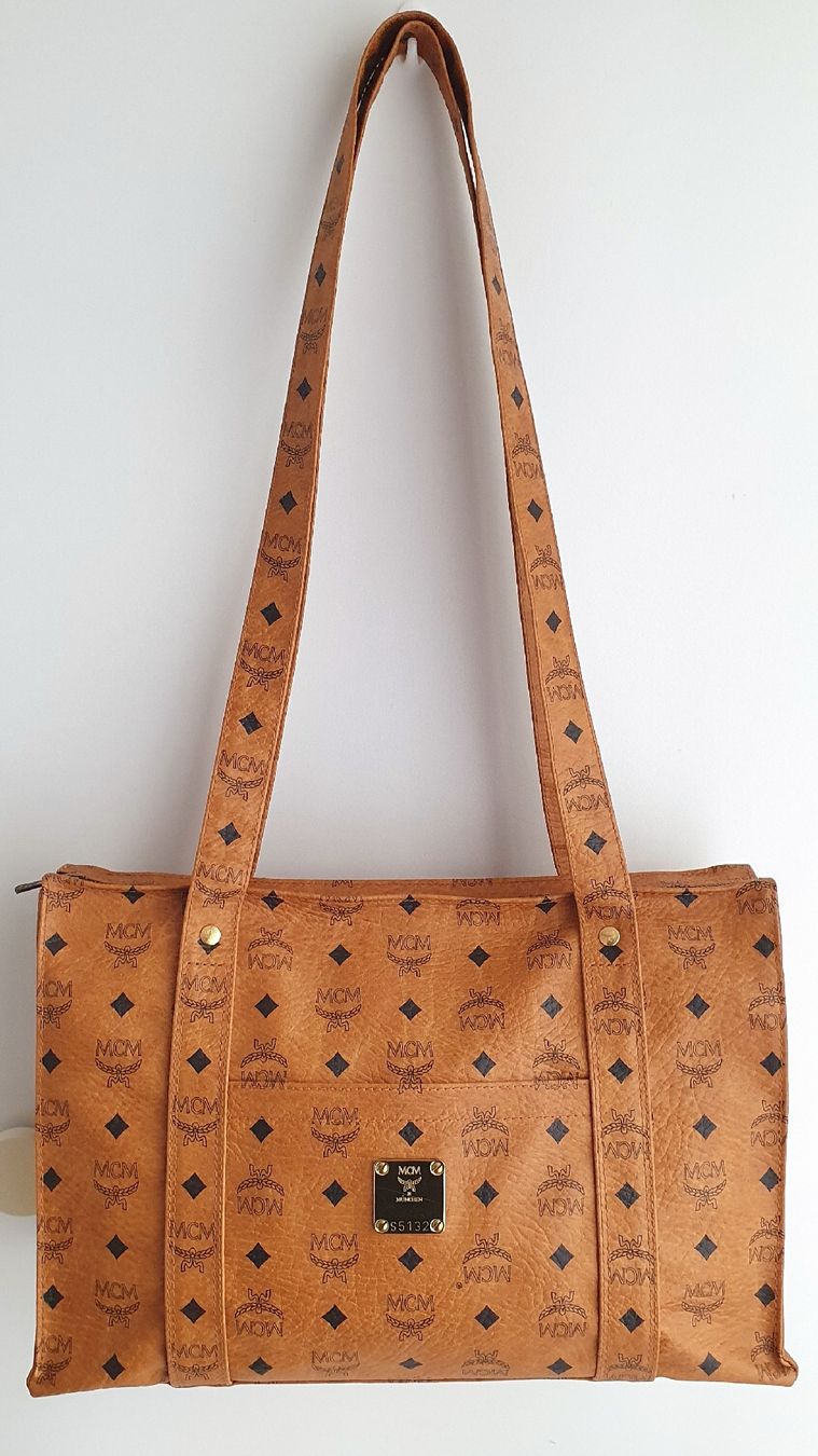 Mcm Borse da donna: MCM Shopper Medium Cognac Canvas – Usato da Niederteufen venduto da Mira_72 3