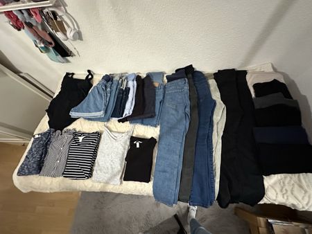 Grosses Umstandsmodepaket Grösse S - Hosen, Shirts