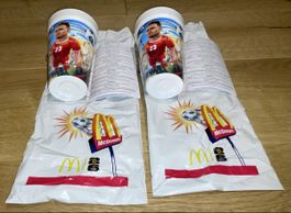 McDonald‘s WM2026 FIFA Shaqiri 2x WM Becher Cup Panini (neu)