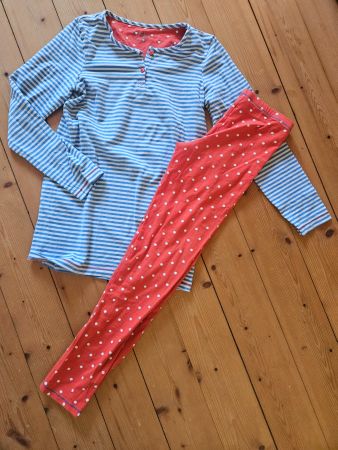 Biobaumwoll Pyjama 140/146 kids wie Frugi