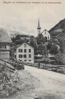 BÜRGLEN ► alte Klausenstrasse unterhalb der Kirche ca.1915