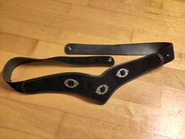 Gürtel für Taille Leder schwarz