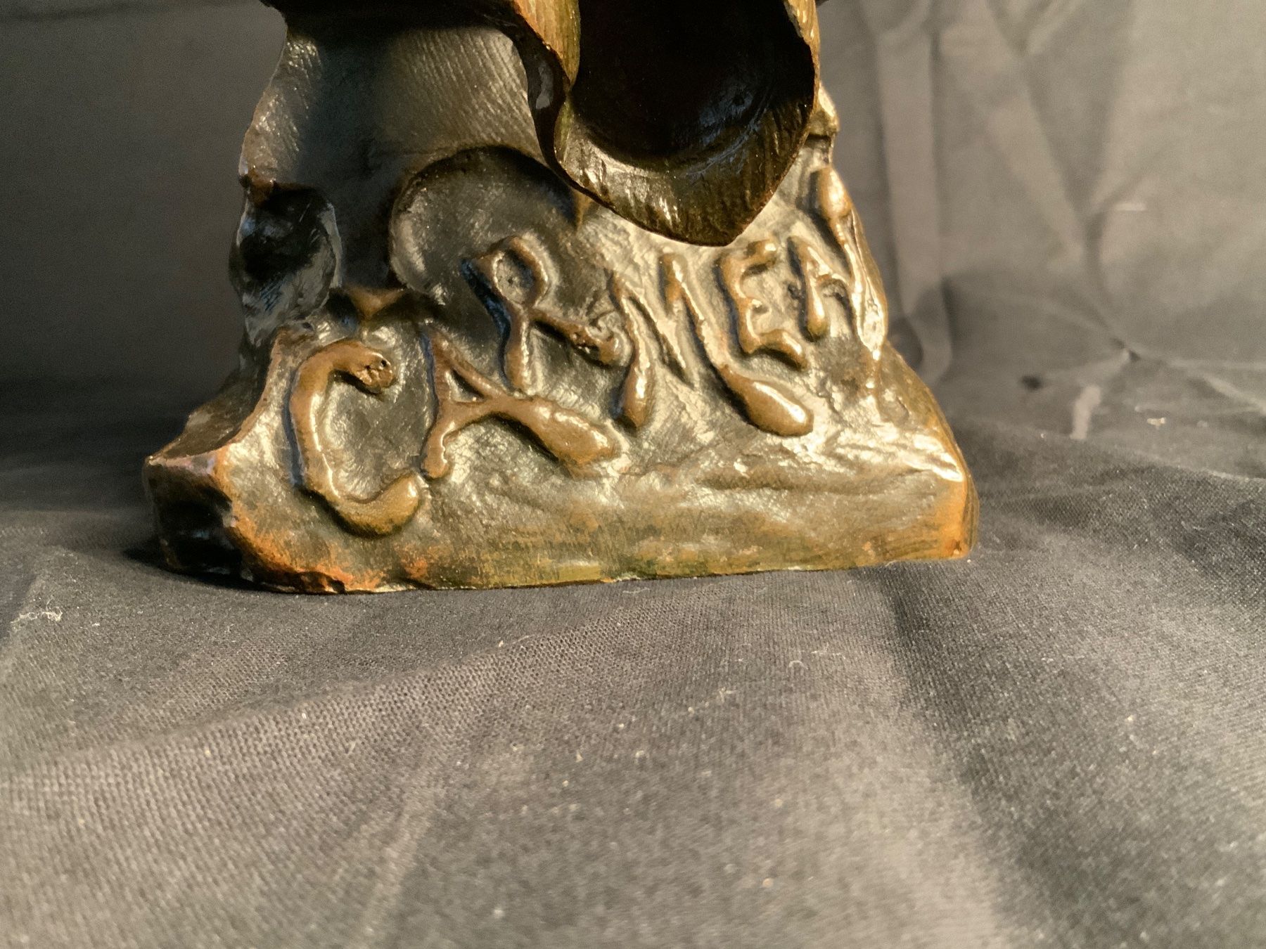Sculture & Statue: Büste Bronze Villanis / Bronze buste 42cm 7kg – Usato da La Heutte venduto da Mikeller74 2