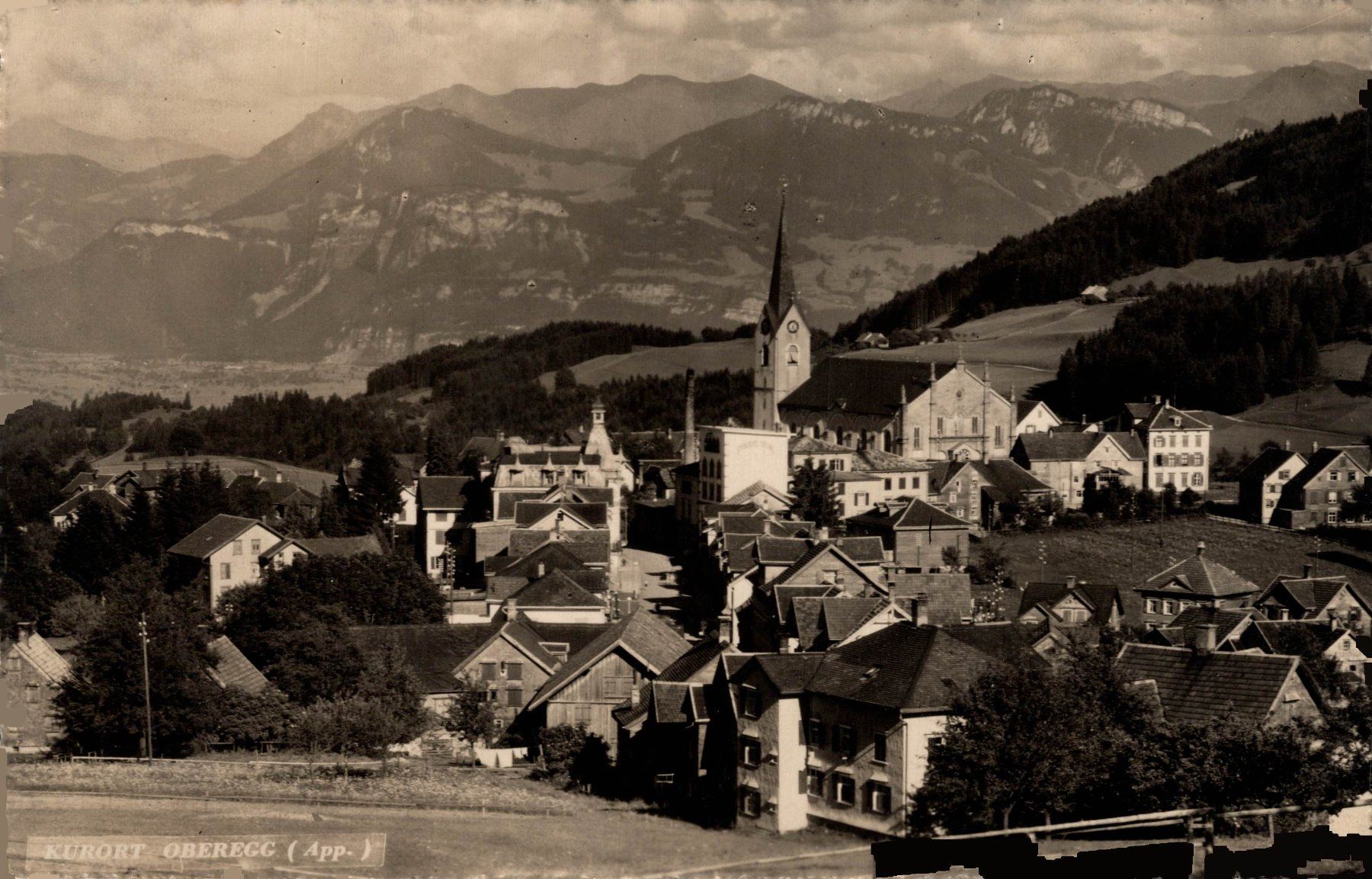 Cartoline postali: Kurort Oberegg (Appenzell) – Usato da Bronschhofen venduto da Astore