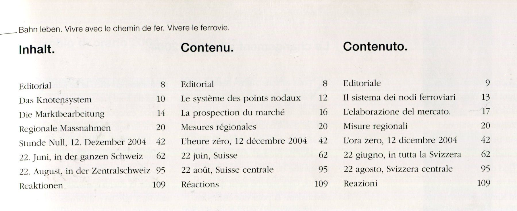 Libri: SBB CFF FFS, Fahrplanwechsel 2004 – Usato da Aarau venduto da Elmaar41 2
