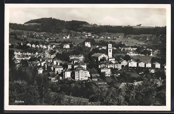 Cartoline postali: AK Heiden, Totalansicht vom Berg aus – Usato da Berlin venduto da bartko-reher
