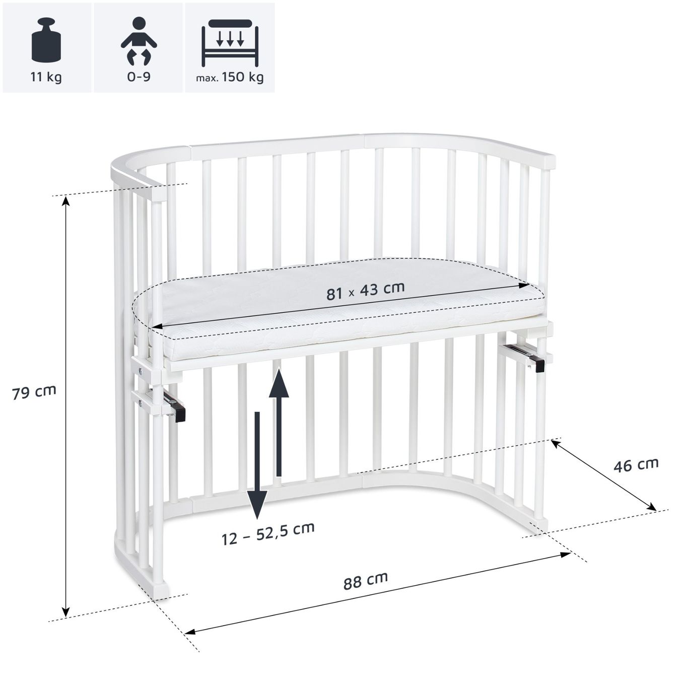 Babybay Betten: Babybay Original Weiss – Gebraucht aus Zürich von Saftcoral 6