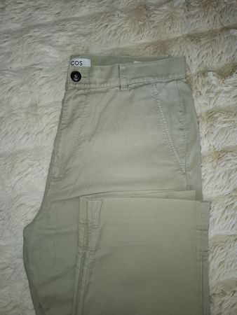 COS Pantalon Chino en Coton - Beige / Khaki Clair - Taille E