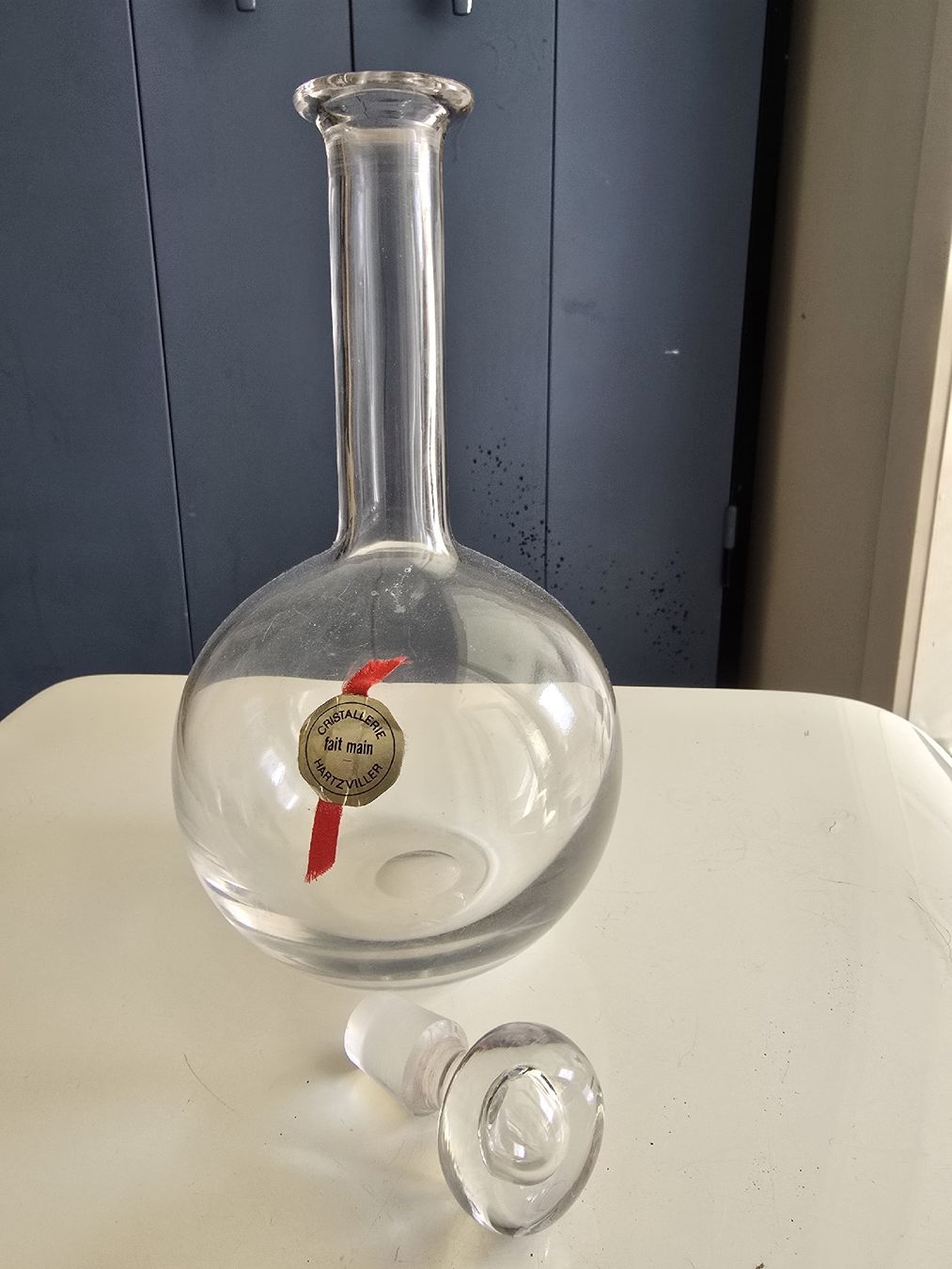 Accessoires: Schöne Cristal Glasflasche – D'occasion à Biel/Bienne par alexriveros2 4