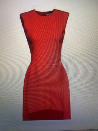 Rotes Kleid von Alexander McQUEEN, Italienische Gr. 40, Neue