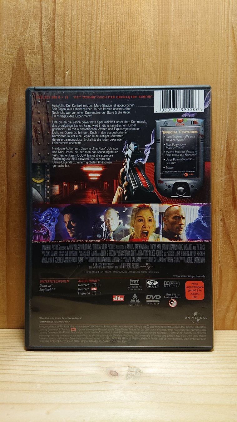 Tutti i DVDs: DOOM Der Film auf DVD – Usato da Wilderswil venduto da Exebub 1