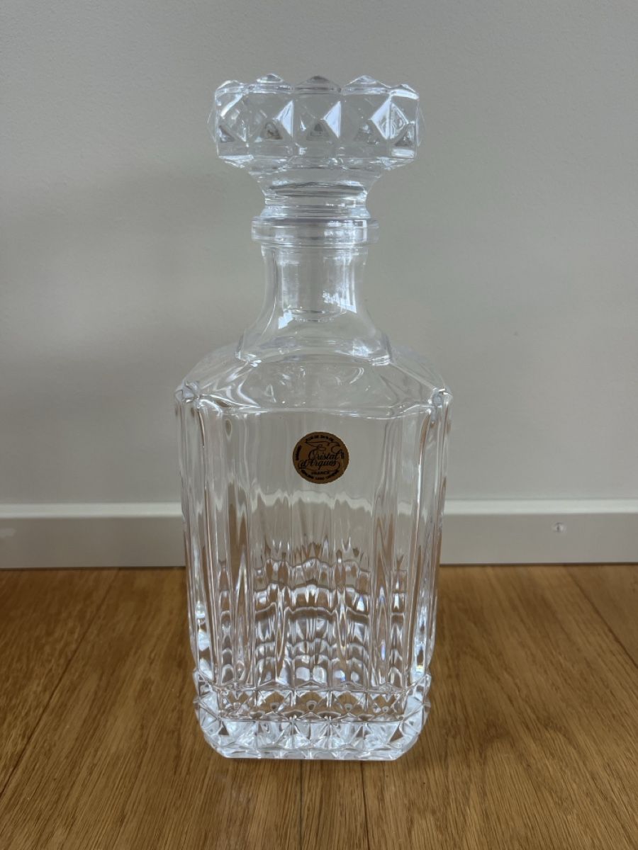 Caraffe: Grosse Cristal d'Arques Karaffe, Kristallkaraffe, Whiskey – Usato da Bellach venduto da jba03