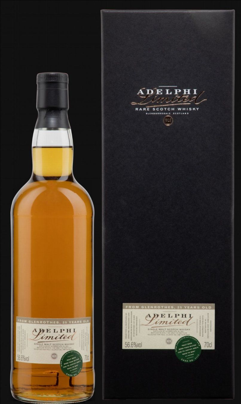 Glenrothes Spirituosen: Glenrothes Sherry Adelphi Cask 25 year – Neu und originalverpackt aus Deitingen von Peterso