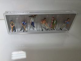 Preiser Figuren Arbeiter 10030 Massstab 1:87 H0 neu