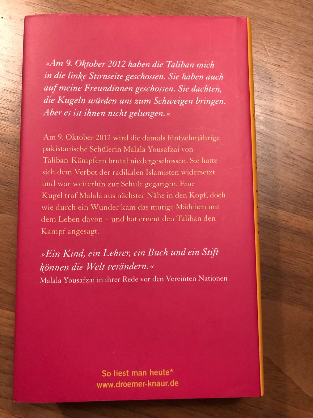Bücher: ICH BIN MALALA neuwertig – Gebraucht aus Wattwil von jopara 1