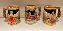 Set Bierkrug 3-teilig (als Behälter für Gedeck geeignet)