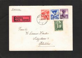 Pro Juventute Satzbrief 1939 , 2.Xll.1939