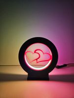 👉 Herz LED Leuchtring – Geschenk – RGB & App‑Steuerung
