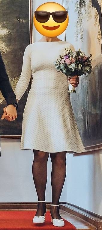 Vestiti: Hugo Boss Festkleid weiss – Usato da Frauenfeld venduto da Angie25 4