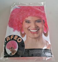 Perücke Afro Pink Für Fasnacht Neu