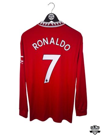 RONALDO #7 Original Manchester United 2022-23 Home Trikot LS