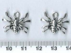 CRAFTYMELODY 50 Stück Halloween Geist Charms - Schwarz Weiß Totenkopf Anhänger