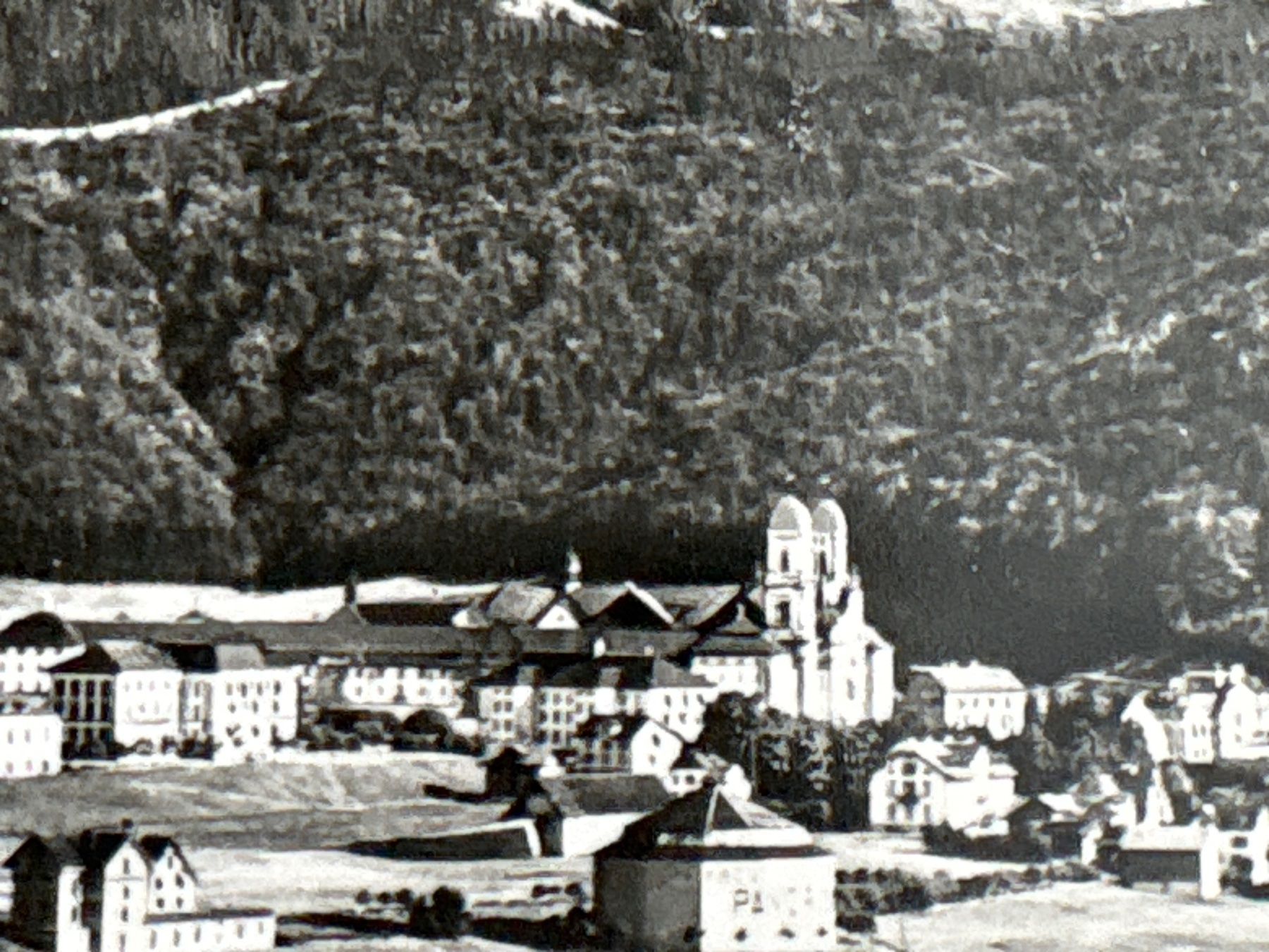 Cartoline postali: Alte Ansichtskarte Einsiedeln mit Stempel, Rarität! – Usato da Ibach venduto da lisch3 1