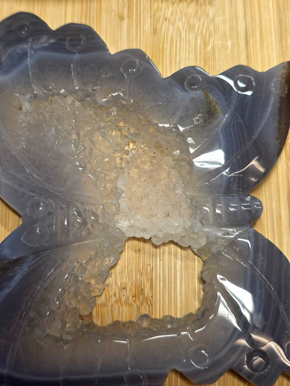 Minerali & Pietre curative: Achat Schmetterling 320g – Nuovo e nell'imballaggio originale da Matzingen venduto da Shay_Crystalz 1