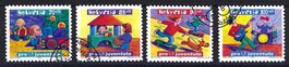 Pro Juventute Satz 2003 Katalog-Nr. J369A-J372A m ET-Stempel