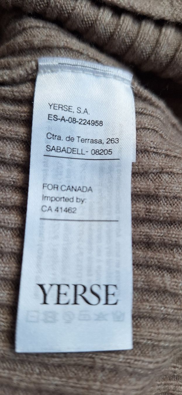 Vestiti: Yerse, robe pull longue – Nuovo e nell'imballaggio originale da Lussery-Villars venduto da pousinete02 5