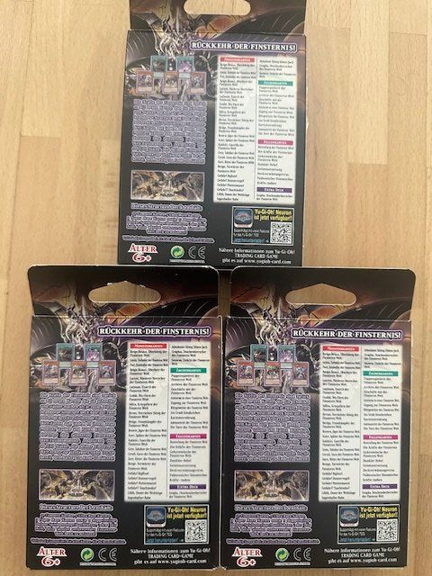 Yugioh Carte collezionabili: 3x Yu gi oh Dark World - TCG DE Karten Sammlung – Nuovo e nell'imballaggio originale da Nussbaumen AG venduto da Pika-Shop 1
