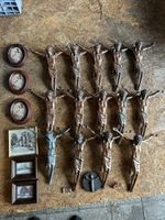 3er Set Vintage Bilder mit Rahmen, Wanddeko, Top Zustand