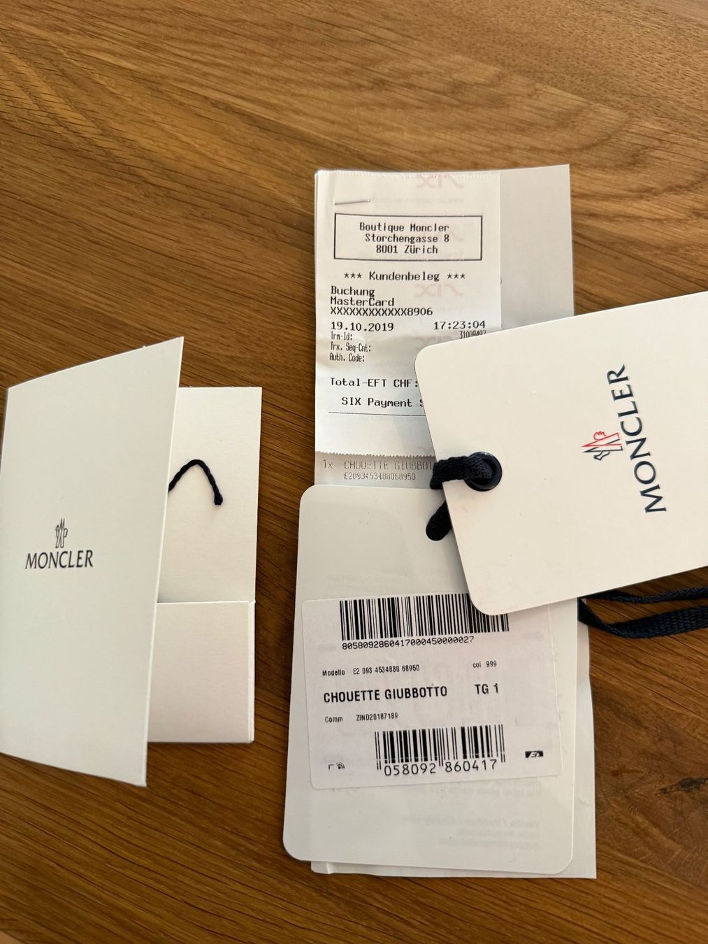 Moncler Giacche: Moncler Daunenjacke Chouette Giubbotto / Downjacket – Usato da Zürich venduto da n2036s 3