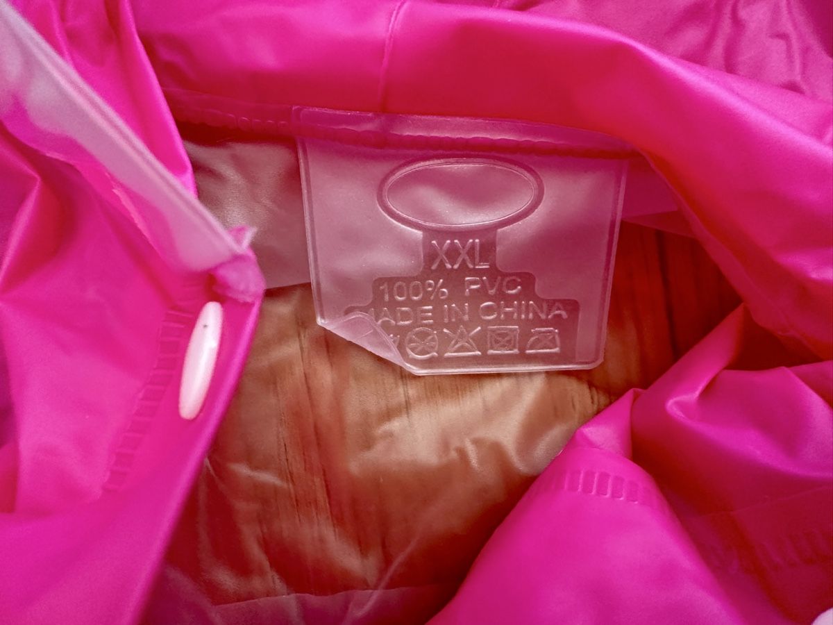 Cappotti: Raincoat pink transparent XXL 100% PVC – Usato da Gattikon venduto da Sarahs_Schatzkammer 3
